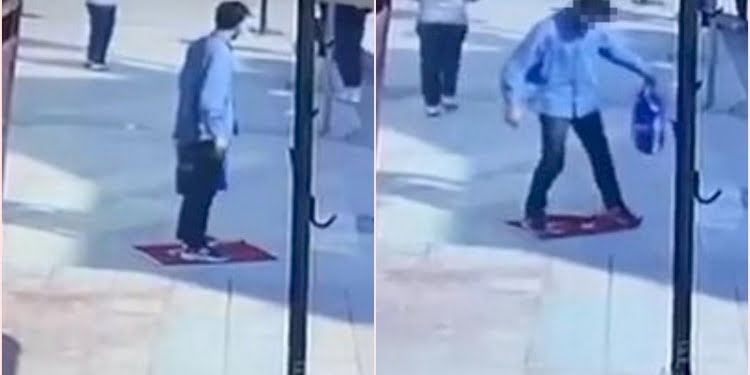 Türk bayrağını yere serip üzerine basan adam hakkında yeni gelişme