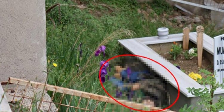 Dua etmek için gittiği aile mezarlığında kayıp oğlunun cesedini buldu