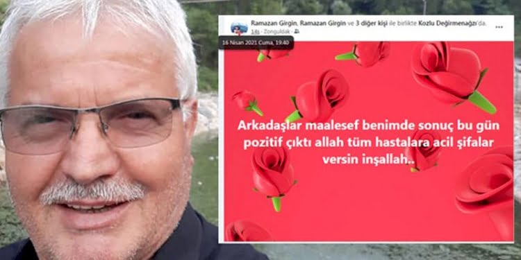 Koronavirüse yakalandığını duyurdu, 10 saat sonra hayatını kaybetti