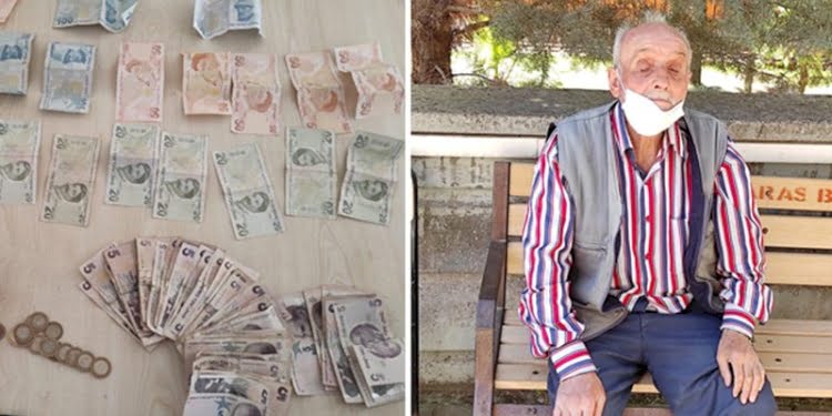 Dilencinin iç çamaşırından çıkan para şaşırttı