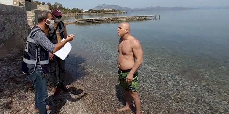 Kısıtlamada denizde yakalandı: Savunması şaşırttı