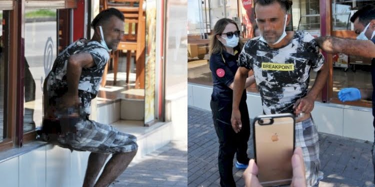 Sırtında bıçak saplıyken telefonla görüştü