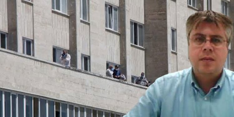 Tedavi gördüğü hastanenin 8’nci katından düşen akademisyen öldü