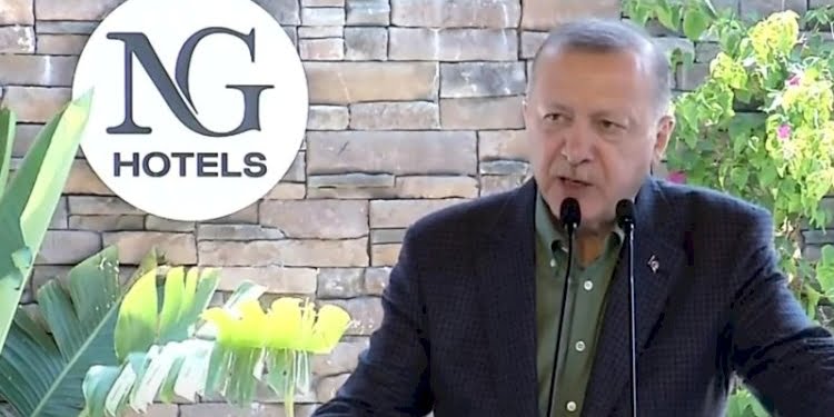 Erdoğan lüks otel açılışında konuştu: İnşallah yeni döneme giriyoruz
