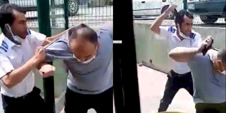 Otobüs şoförü yolcuyu tekme tokat dövdü