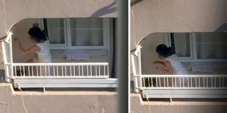 Balkonda köpeğe eziyet görüntüleri tepki çekti