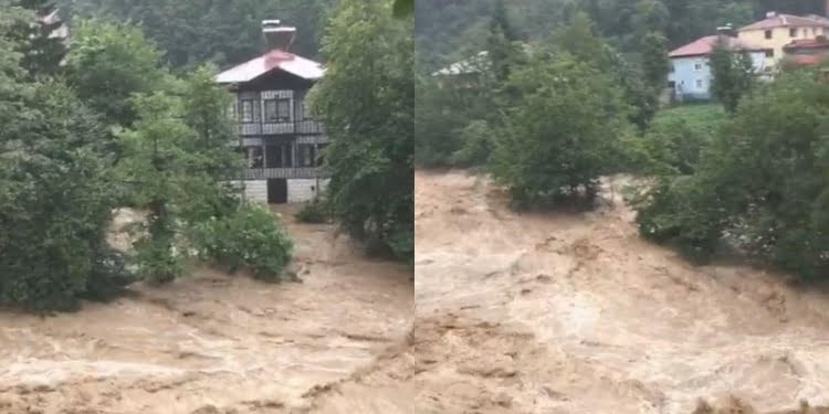 Doğu Karadeniz yine sele teslim: Mahsur kalanlar var