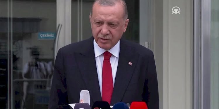 Erdoğan: Görevli olmayan kimse yangın mahalline alınmayacak
