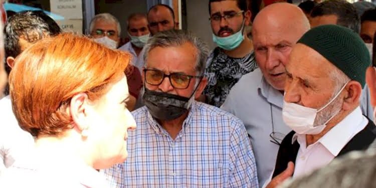Akşener’den tartıştığı vatandaşa: Hakkım haram olsun hepinize