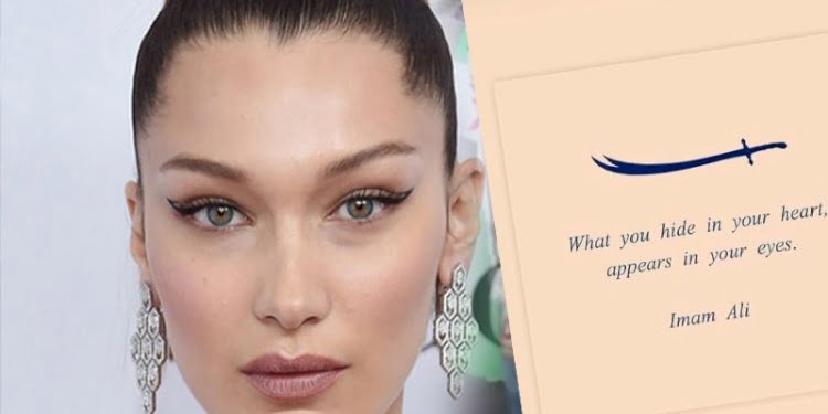 Bella Hadid’ten Zülfikar kılıçlı Hz. Ali paylaşımı