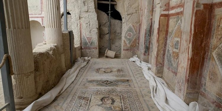 Zeugma’da 14 yıllık emekle ortaya çıkarılan ‘Muzalar Evi’ ziyarete açılacak