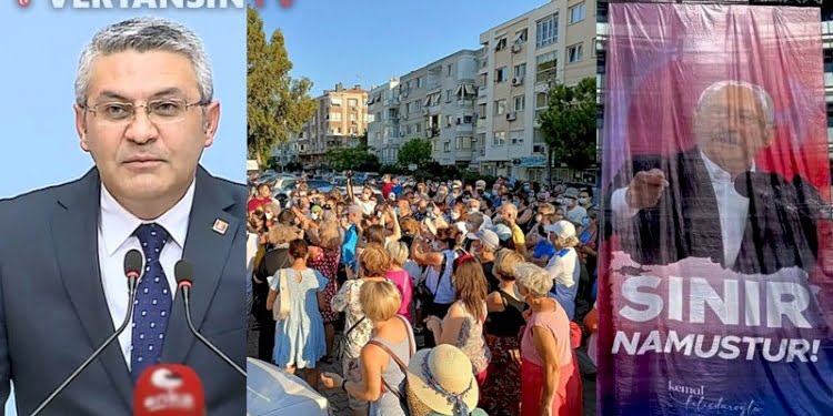 Genel merkeze ‘sınır namustur’ pankartı asan CHP, göçmen okulu karşıtı açıklamaya katılmadı