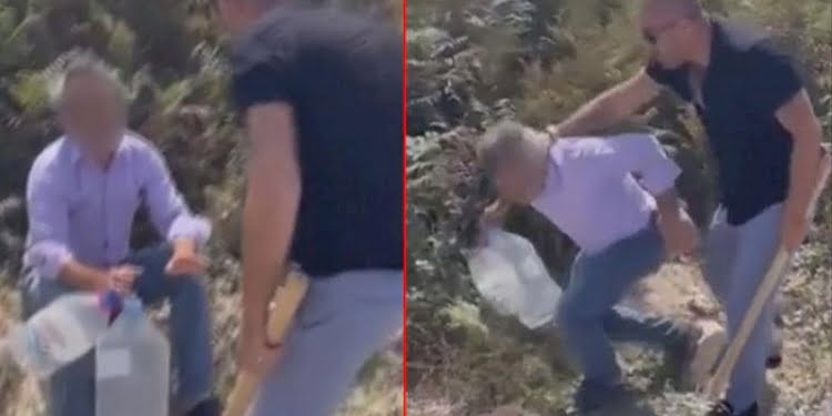 Eşeğe tecavüz etmeye kalkıştığı iddia edilen şoförü sopalarla dövdüler!