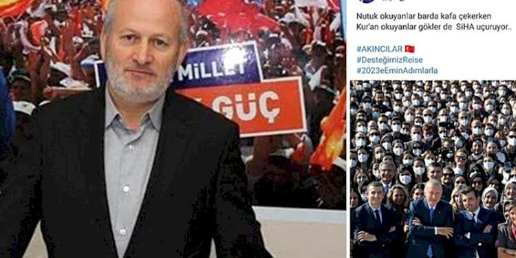AKP’li Başkan: Nutuk okuyanlar barda kafa çekerken…