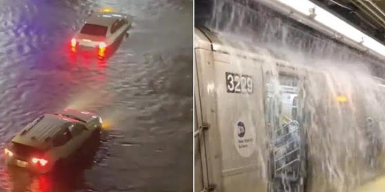 ABD’de ‘Ida’ alarmı: 1 kişi öldü, metroları su bastı, ohal ilan edildi