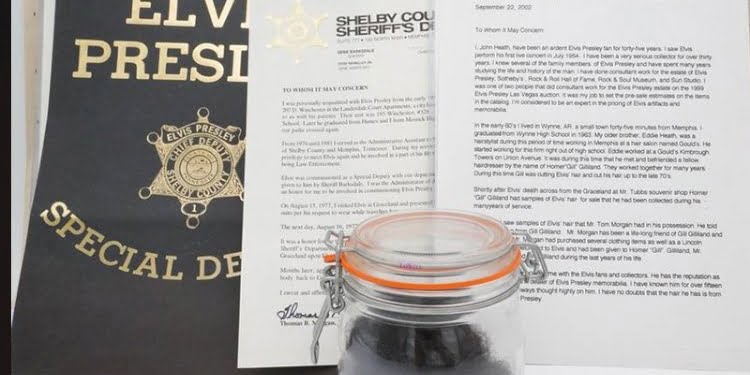 Elvis Presley’in saçı dudak uçuklatan fiyata satıldı
