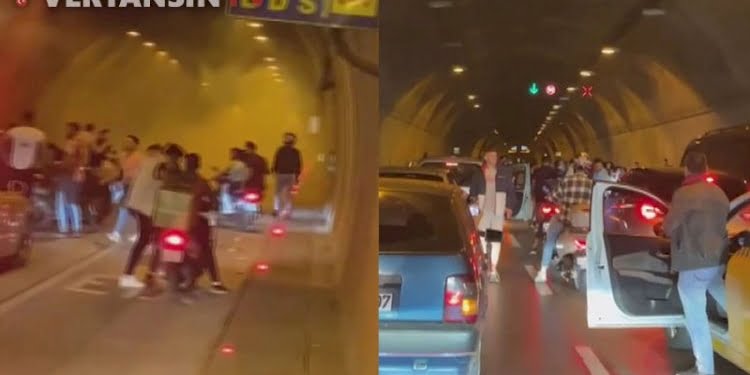 İstanbul’un göbeğinde tünel kapattılar