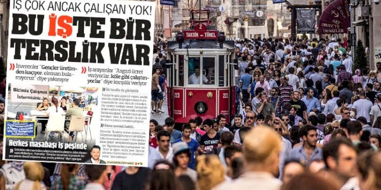 Türkiye gazetesi işsizliğin suçunu işsize yıktı!