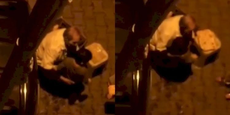 Sokak ortasında iki erkek çocuğuna taciz