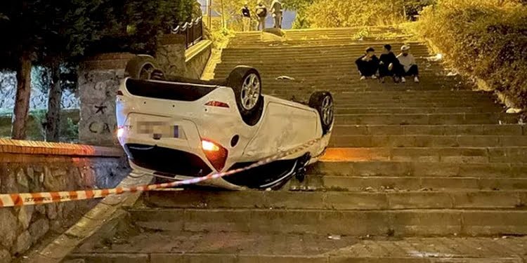 Navigasyonun dediğini yaptı, taklalar attı