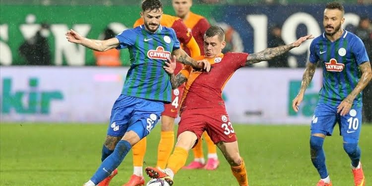 Galatasaray Rize’de son dakikada kazandı