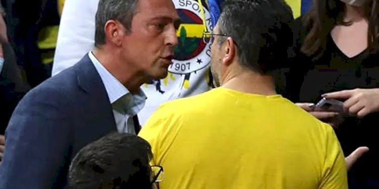 Ali Koç, Euroleague maçının ardından taraftarlarla tartıştı