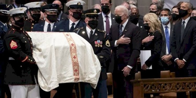 ABD’nin eski Dışisleri Bakanı Colin Powell’ın cenaze töreni yapıldı