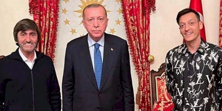 Mesut Özil ve Rıdvan Dilmen, Erdoğan’ı ziyaret etti