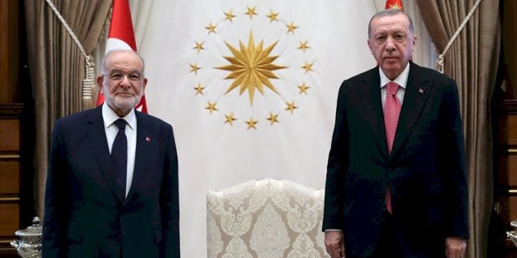 Erdoğan-Karamollaoğlu görüşmesinde koltuk karmaşası… Saadet Partisi’nden ilk tepki
