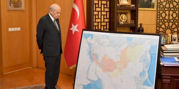 Devlet Bahçeli’nin tasarlayıp çizdirdiği harita