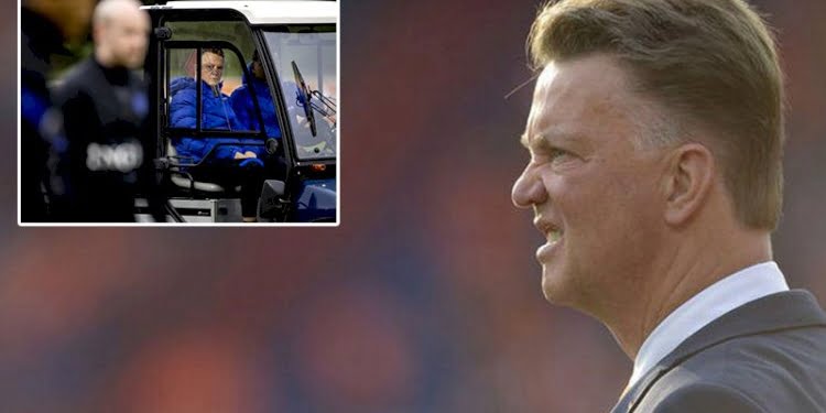Kaza geçiren Louis van Gaal yürüyemez hale geldi