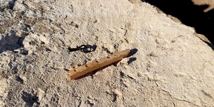 Zerzevan Kalesi’nde 1600 yıllık flüt ve yüzük bulundu