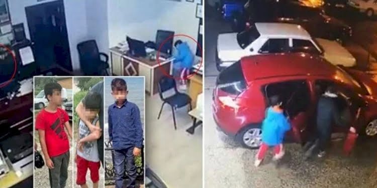 Galeriden otomobil çaldılar, 900 KM yol yaptılar… 3 çocuktan yeni haber