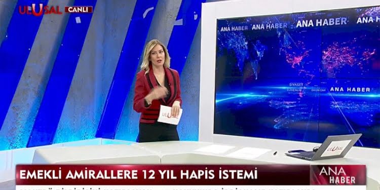 Daha yargılama yapılmadan Ulusal Kanal sunucusu amirallere ‘ceza yağdırdı’