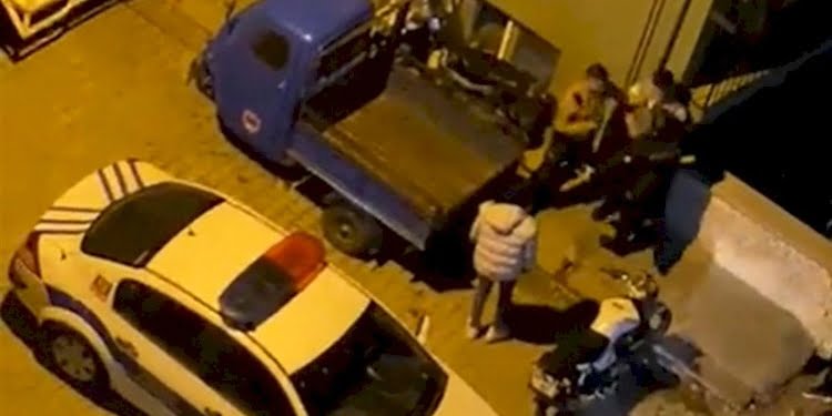 Polis ve bekçiden sokak ortasında dayak: Seni öldürürüm