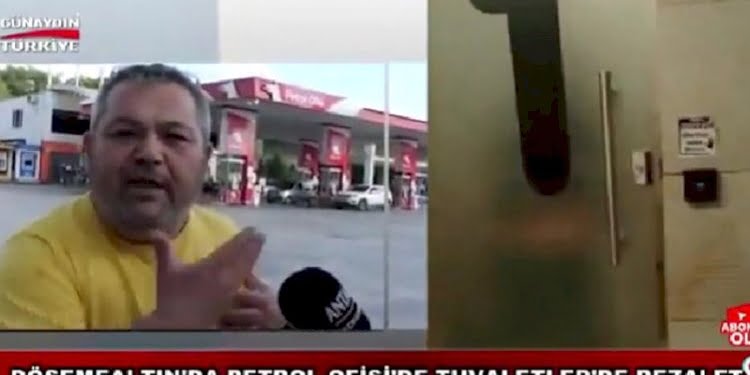 Gazetecinin tuvalet isyanı… ‘Tuvalete girdim ki kabak gibi görünüyor’
