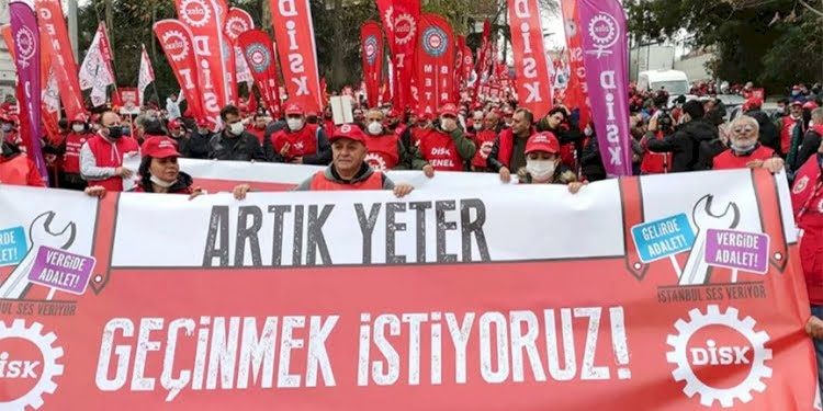 DİSK’ten İstanbul’da miting… Asgari ücret taleplerini açıkladılar