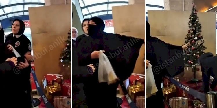 Yılbaşı süslemesine nefret saldırısı: Ben bunu yakarım