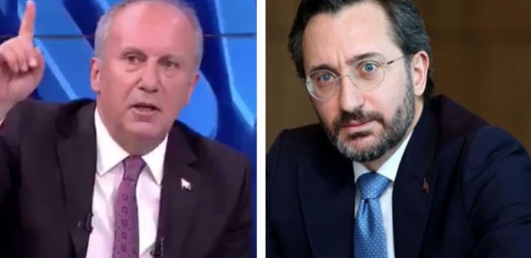 Fahrettin Altun’dan, Muharrem İnce’ye tepki