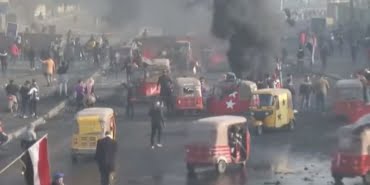 Irak'ta sokaklar karıştı, hükümet resmi tatil ilan etti (DHA)