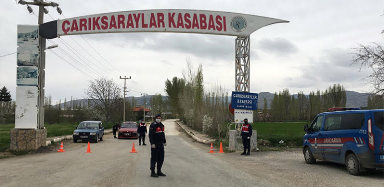 Isparta Çarıksaraylar beldesi karantinaya alındı