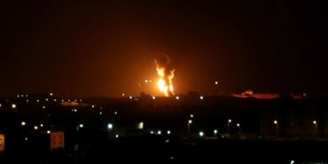 israil-den-gazze-yi-gece-yarisi-vurdu