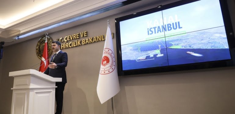 Bakan Kurum: İBB projede yer alsa da almasa da Kanal İstanbul’u yapacağız!