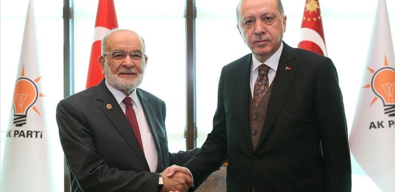 Erdoğan ile Karamollaoğlu görüştü