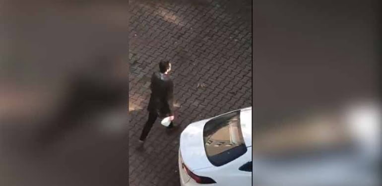 Kedilerin mamalarını çöpe atan şahıs sosyal medyada tepki gördü