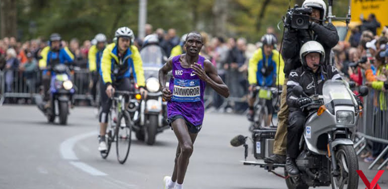 Kenyalı atlet Kamworor, Kopenhag Yarı Maratonu’nda dünya rekoru kırdı