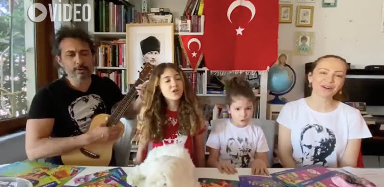 Kıraç’tan 23 Nisan aile korosu