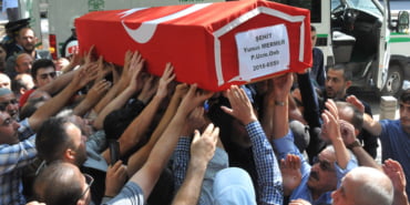 SEHIT PIYADE UZMAN ONBASI, SON YOLCULUGUNA UGURLANDI