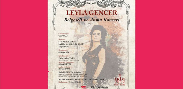 ‘Leyla Gencer Belgeseli ve Anma Konseri’ ADOB sezon açılışında