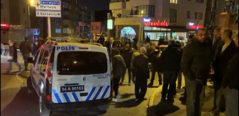 Maltepe’de otomobil kurşun yağmuruna tutuldu